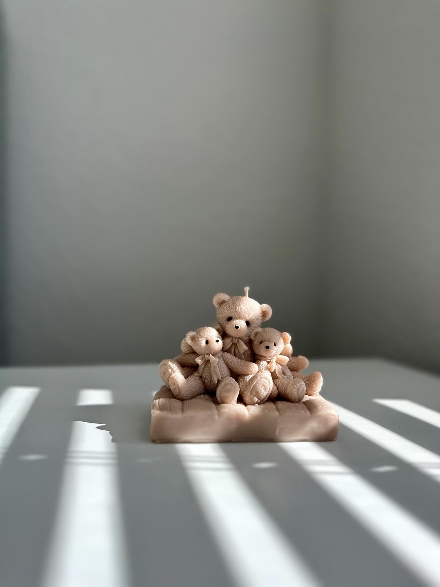 Cozy Bear Family Candle
