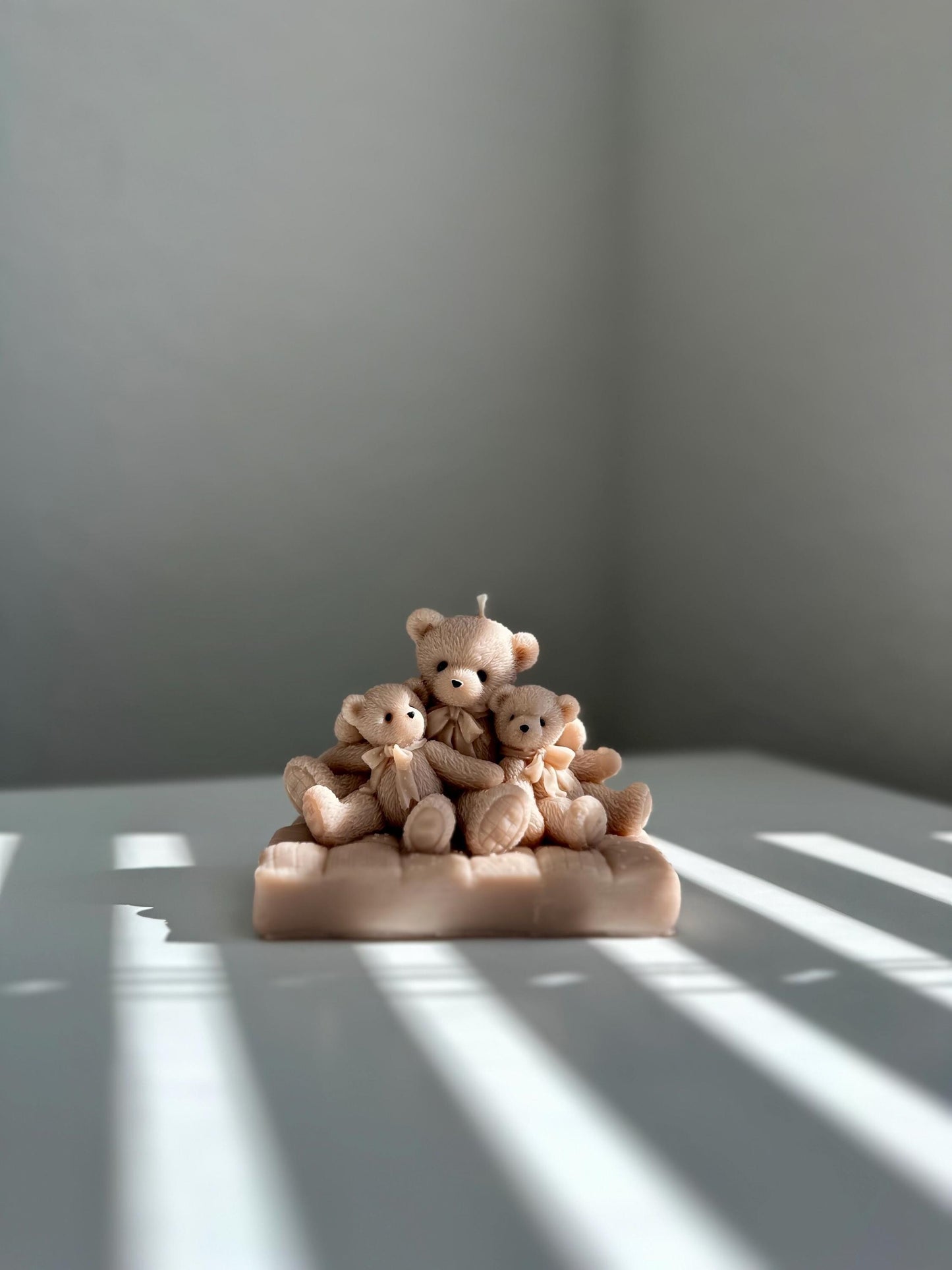 Cozy Bear Family Candle