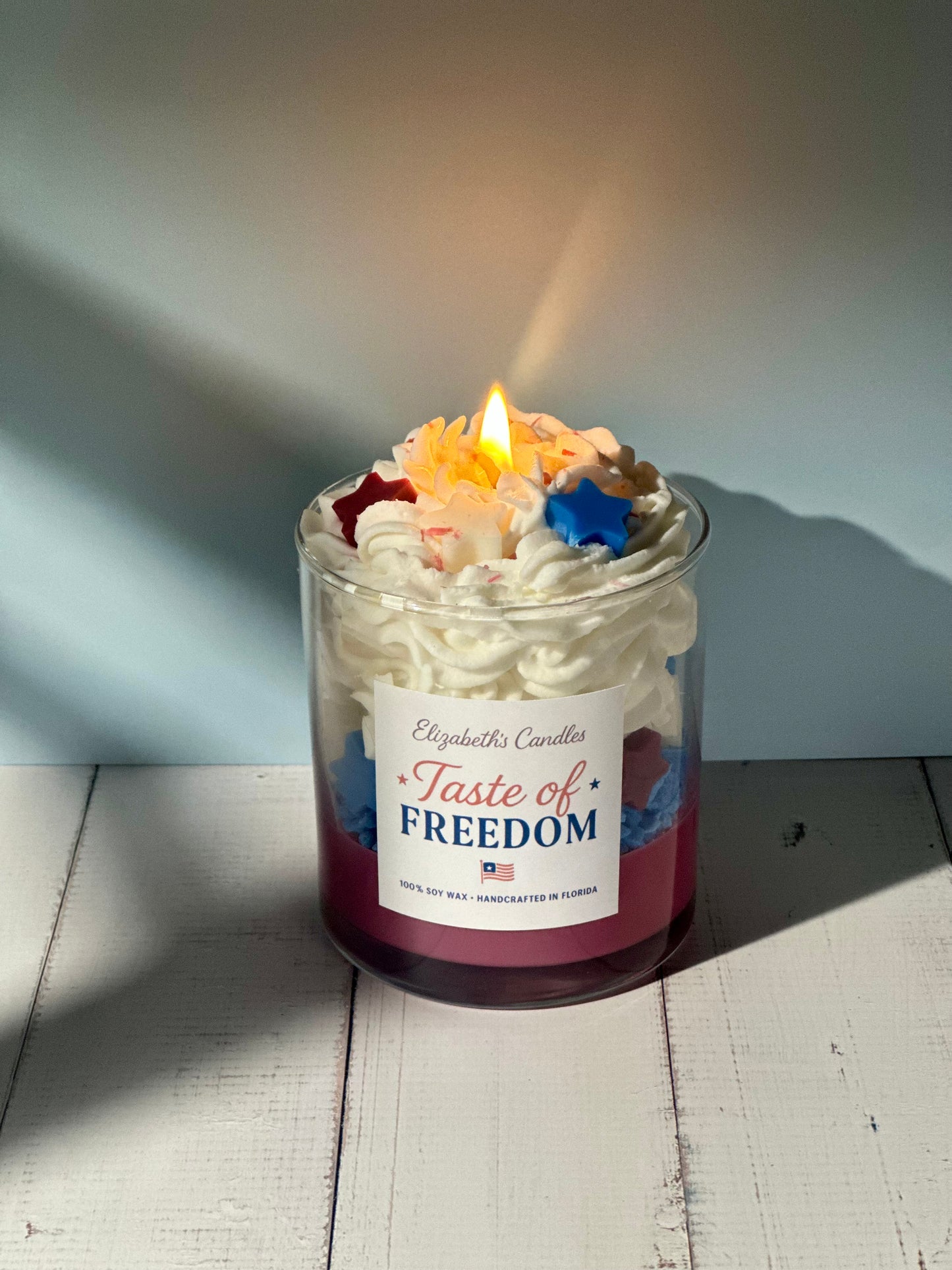 Taste of Freedom – Patriotic Whipped Soy Candle