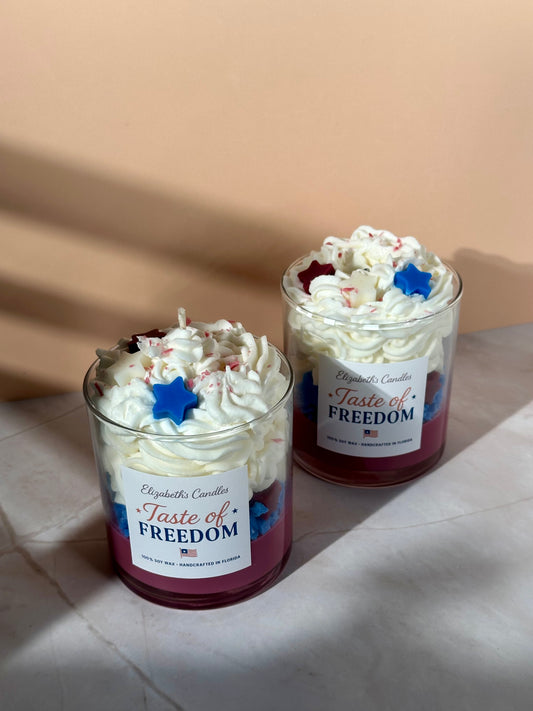 Taste of Freedom – Patriotic Whipped Soy Candle