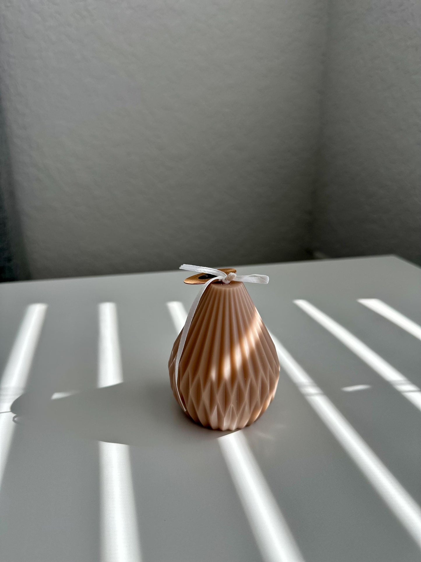 Luxe Geometric Pear Candle